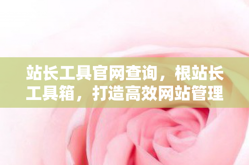 打造高效网站管理的秘密武器图片