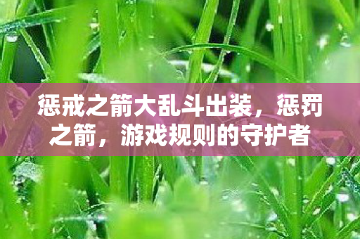 惩戒之箭大乱斗出装图片