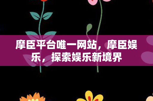 摩臣平台唯一网站图片