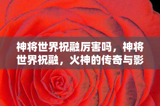 神将世界祝融厉害吗图片