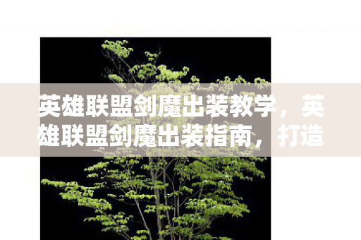 英雄联盟剑魔出装教学图片