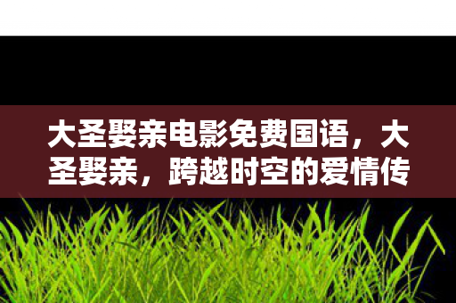 大圣娶亲电影免费国语图片
