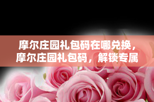 摩尔庄园礼包码在哪兑换图片