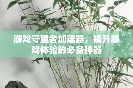 提升游戏体验的必备神器图片