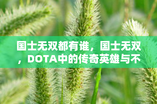DOTA中的传奇英雄与不朽传奇图片