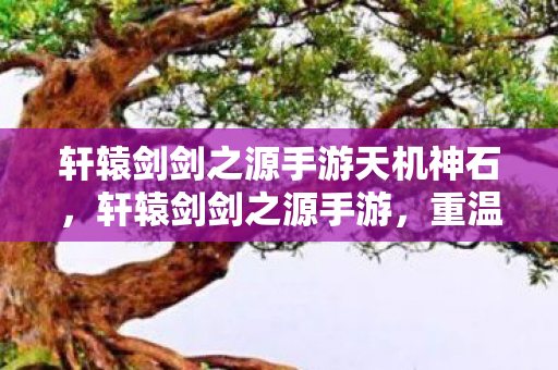 轩辕剑剑之源手游天机神石，轩辕剑剑之源手游，重温经典，探索未知