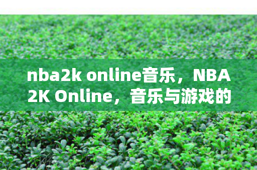 nba2k online音乐图片