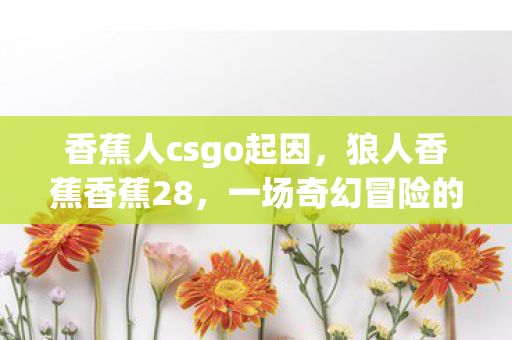 香蕉人csgo起因，狼人香蕉香蕉28，一场奇幻冒险的启程