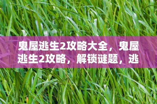 鬼屋逃生2攻略大全图片