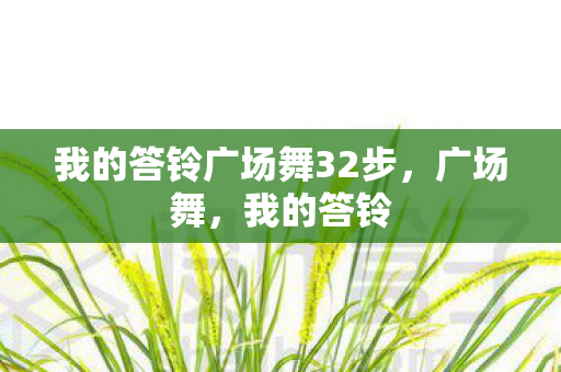 我的答铃广场舞32步,广场舞,我的答铃 我的答铃广场舞32步,广场舞,我的答铃