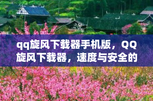 qq旋风下载器手机版，QQ旋风下载器，速度与安全的完美结合