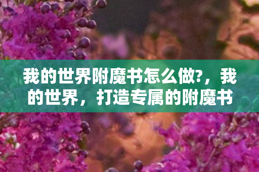 我的世界附魔书怎么做图片