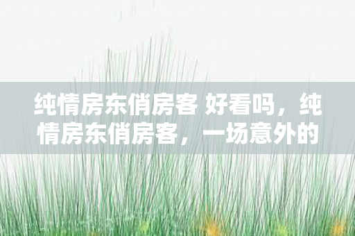 纯情房东俏房客 好看吗图片