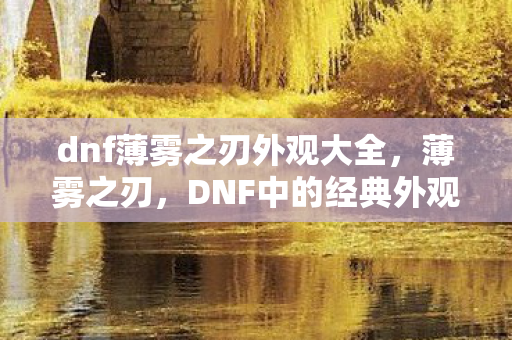 DNF中的经典外观与传承图片