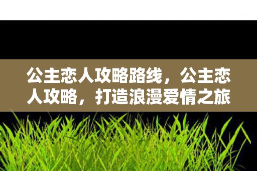 公主恋人攻略路线图片