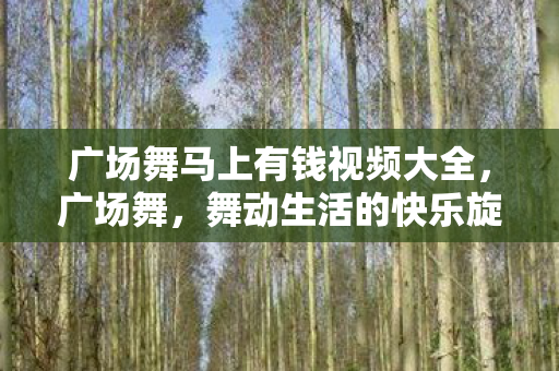 广场舞马上有钱视频大全图片