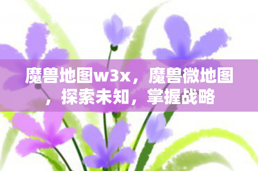 魔兽地图w3x图片