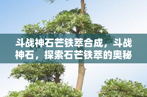 斗战神石芒铁萃合成图片