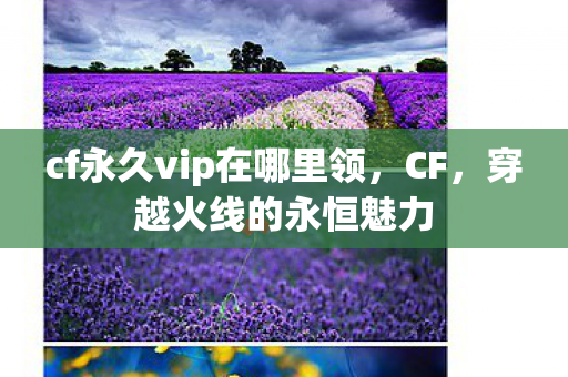 cf永久vip在哪里领图片