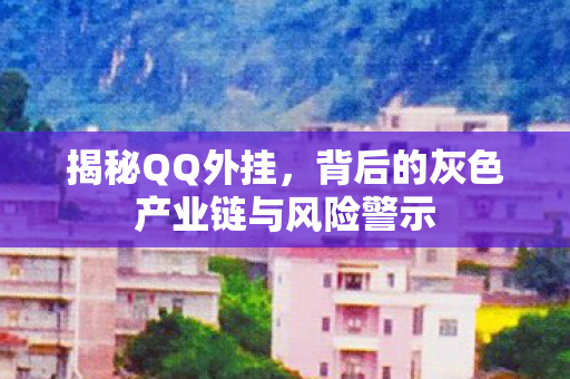 揭秘QQ外挂,背后的灰色产业链与风险警示 揭秘QQ外挂,背后的灰色产业链与风险警示