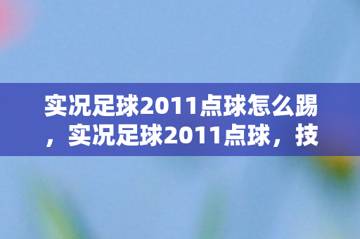 实况足球2011点球怎么踢，实况足球2011点球，技巧与策略