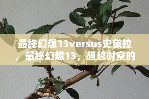 最终幻想13versus史黛拉，最终幻想13，超越时空的冒险