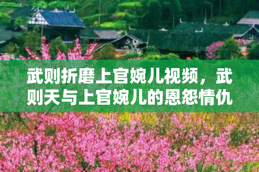 武则折磨上官婉儿视频,武则天与上官婉儿的恩怨情仇 武则折磨上官婉儿视频,武则天与上官婉儿的恩怨情仇