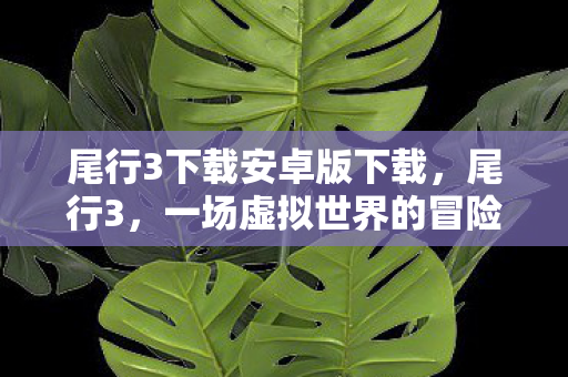 尾行3下载安卓版下载,尾行3,一场虚拟世界的冒险之旅 尾行3下载安卓版下载,尾行3,一场虚拟世界的冒险之旅