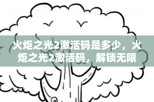 火炬之光2激活码是多少,火炬之光2激活码,解锁无限可能的冒险之旅 火炬之光2激活码是多少,火炬之光2激活码,解锁无限可能的冒险之旅