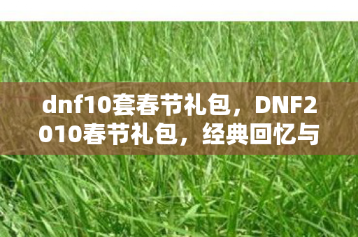 dnf10套春节礼包,DNF2010春节礼包,经典回忆与游戏文化的传承 dnf10套春节礼包,DNF2010春节礼包,经典回忆与游戏文化的传承
