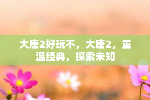 大唐2好玩不,大唐2,重温经典,探索未知 大唐2好玩不,大唐2,重温经典,探索未知