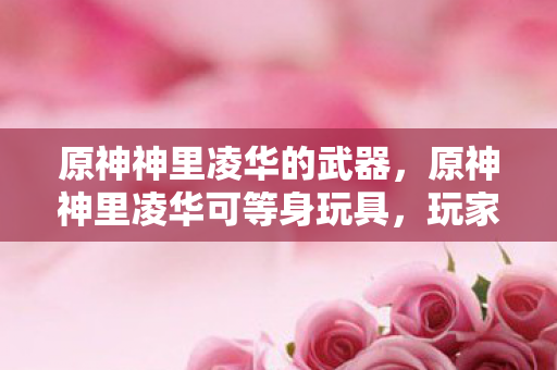 原神神里凌华的武器,原神神里凌华可等身玩具,玩家们的梦幻之选 原神神里凌华的武器,原神神里凌华可等身玩具,玩家们的梦幻之选