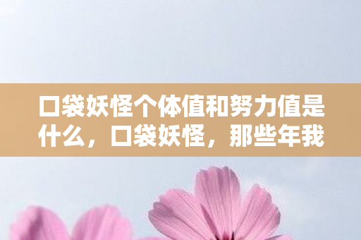 口袋妖怪个体值和努力值是什么,口袋妖怪,那些年我们一起追过的神奇宝贝 口袋妖怪个体值和努力值是什么,口袋妖怪,那些年我们一起追过的神奇宝贝