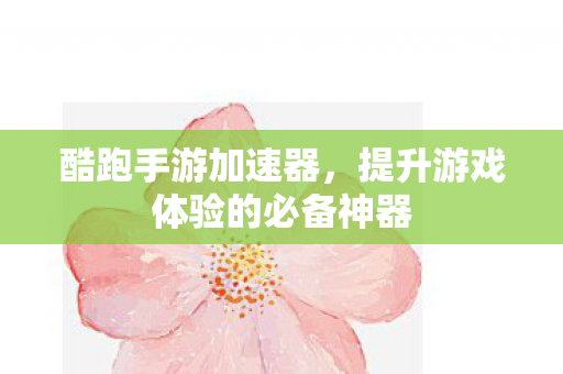 酷跑手游加速器，提升游戏体验的必备神器