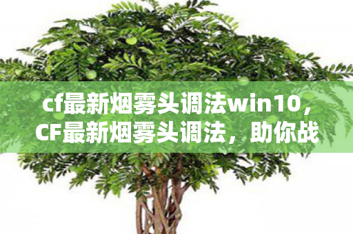 cf最新烟雾头调法win10,CF最新烟雾头调法,助你战场制胜 cf最新烟雾头调法win10,CF最新烟雾头调法,助你战场制胜