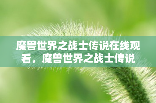 魔兽世界之战士传说在线观看,魔兽世界之战士传说 魔兽世界之战士传说在线观看,魔兽世界之战士传说