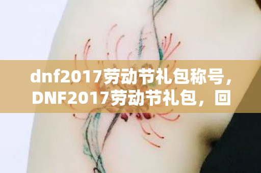 dnf2017劳动节礼包称号，DNF2017劳动节礼包，回顾与解析