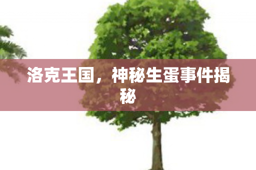 洛克王国,神秘生蛋事件揭秘 洛克王国,神秘生蛋事件揭秘