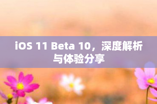 iOS 11 Beta 10,深度解析与体验分享 iOS 11 Beta 10,深度解析与体验分享