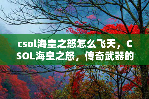 csol海皇之怒怎么飞天，CSOL海皇之怒，传奇武器的诞生与影响