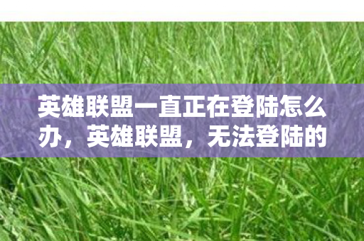 英雄联盟一直正在登陆怎么办，英雄联盟，无法登陆的困扰与解决之道