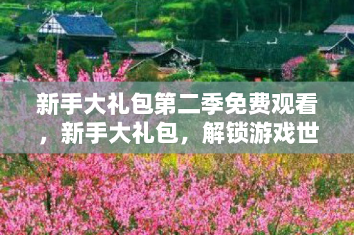 新手大礼包第二季免费观看,新手大礼包,解锁游戏世界的神秘钥匙 新手大礼包第二季免费观看,新手大礼包,解锁游戏世界的神秘钥匙
