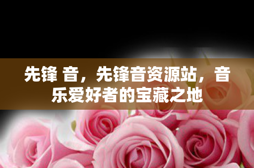 先锋 音,先锋音资源站,音乐爱好者的宝藏之地 先锋 音,先锋音资源站,音乐爱好者的宝藏之地