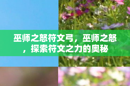 巫师之怒符文弓，巫师之怒，探索符文之力的奥秘