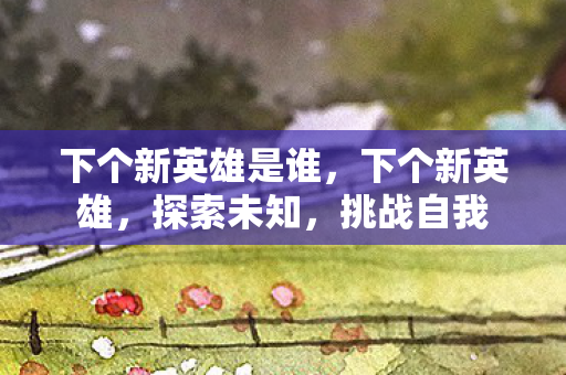 下个新英雄是谁，下个新英雄，探索未知，挑战自我