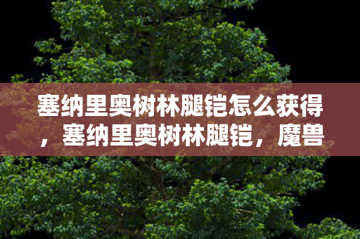 塞纳里奥树林腿铠怎么获得，塞纳里奥树林腿铠，魔兽世界的传奇装备
