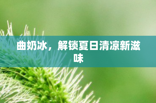 解锁夏日清凉新滋味图片