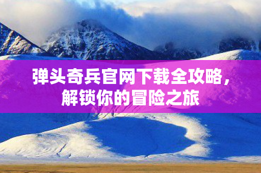 弹头奇兵官网下载全攻略，解锁你的冒险之旅