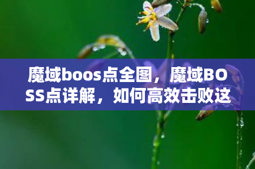 魔域boos点全图,魔域BOSS点详解,如何高效击败这些挑战 魔域boos点全图,魔域BOSS点详解,如何高效击败这些挑战