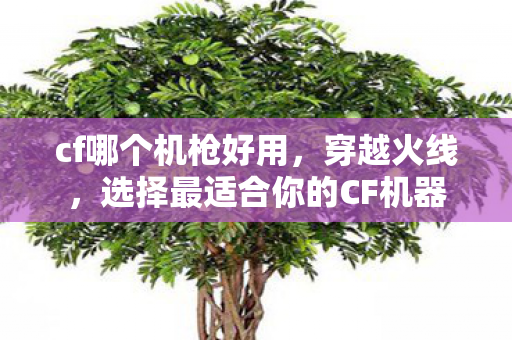 cf哪个机枪好用,穿越火线,选择最适合你的CF机器 cf哪个机枪好用,穿越火线,选择最适合你的CF机器